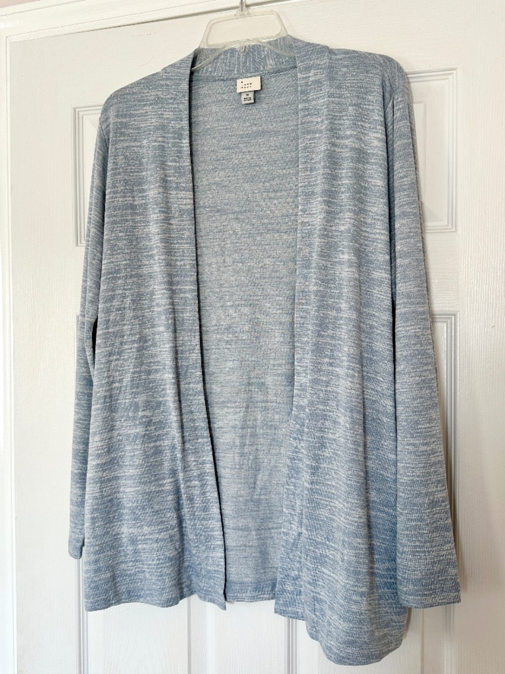A New Day Light Blue Open Cardigan with Pockets Size Medium